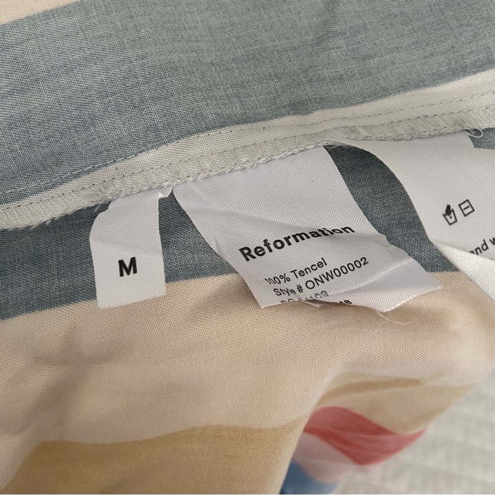 Reformation Multicolor Striped Set - Shirt & Shorts - Picture 5 of 6